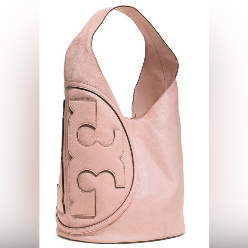 Tory Burch ALL-T HOBO, Leather, Light Oak (neutral pink), STYLE NO. 21159664